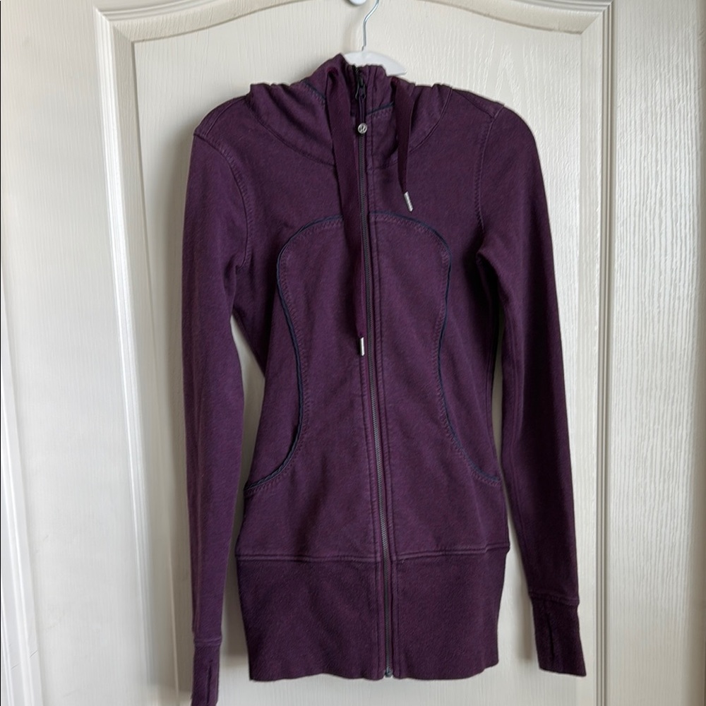 Purple Zip-Up Hoodie